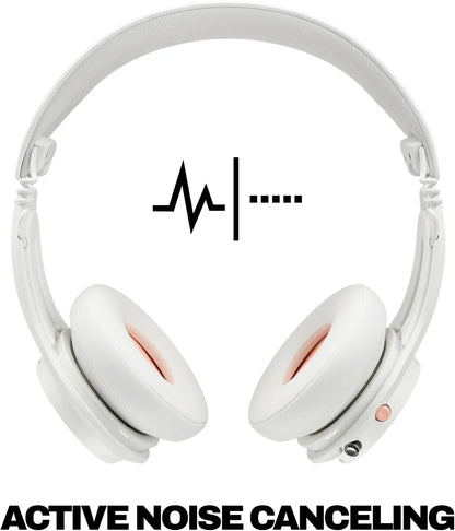 Skullcandy Icon ANC Noise Canceling Wireless Headphones - Bone/Orange
