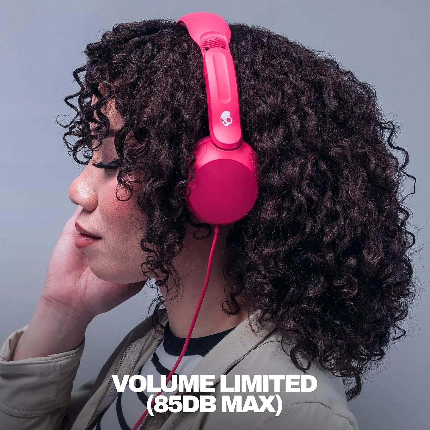 Skullcandy Icon 180 Wired On-Ear Headphones - Crazy Pink