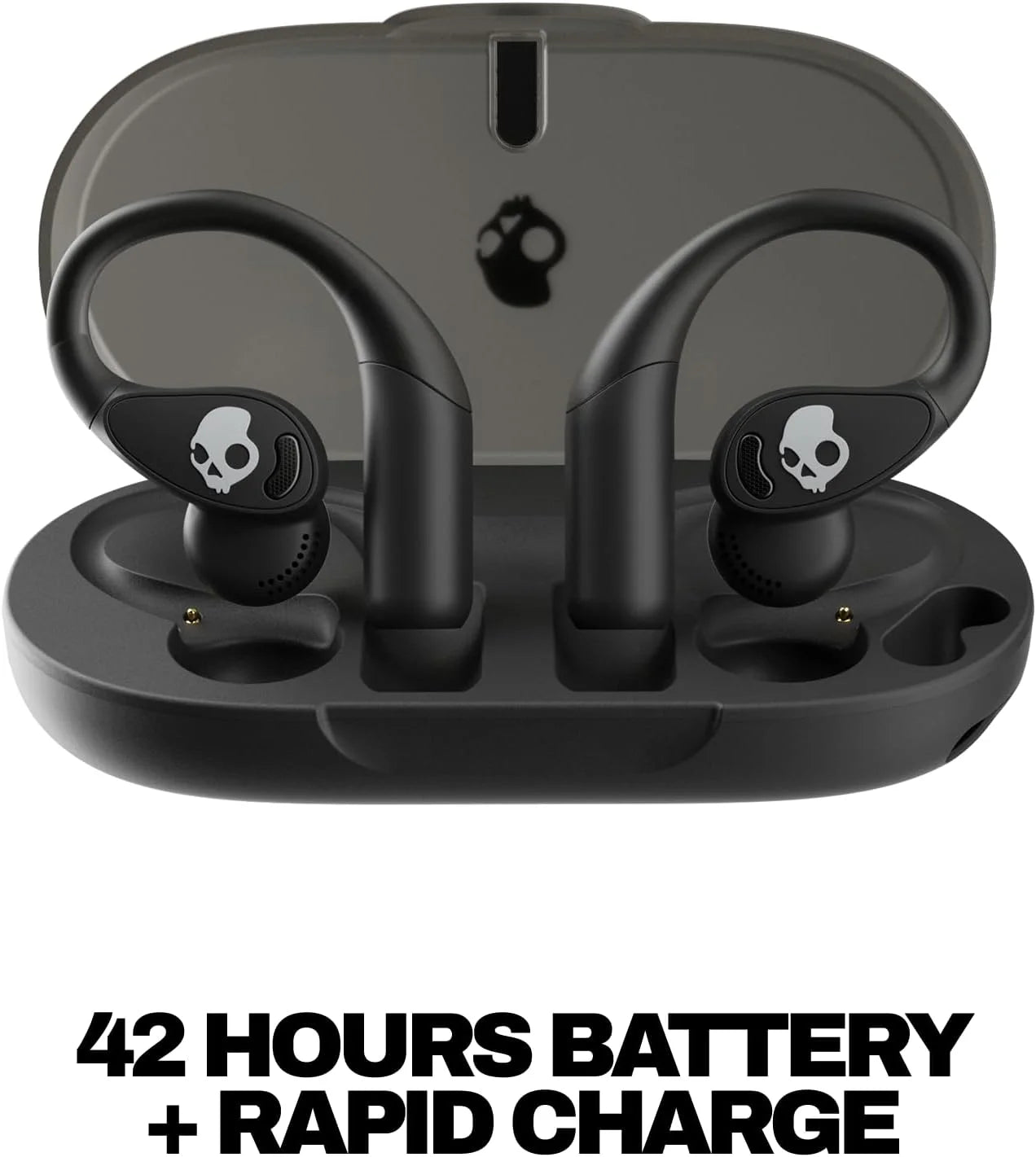 Skullcandy Push 540 Open Wireless Open-Ear Bluetooth Earbuds - True Black
