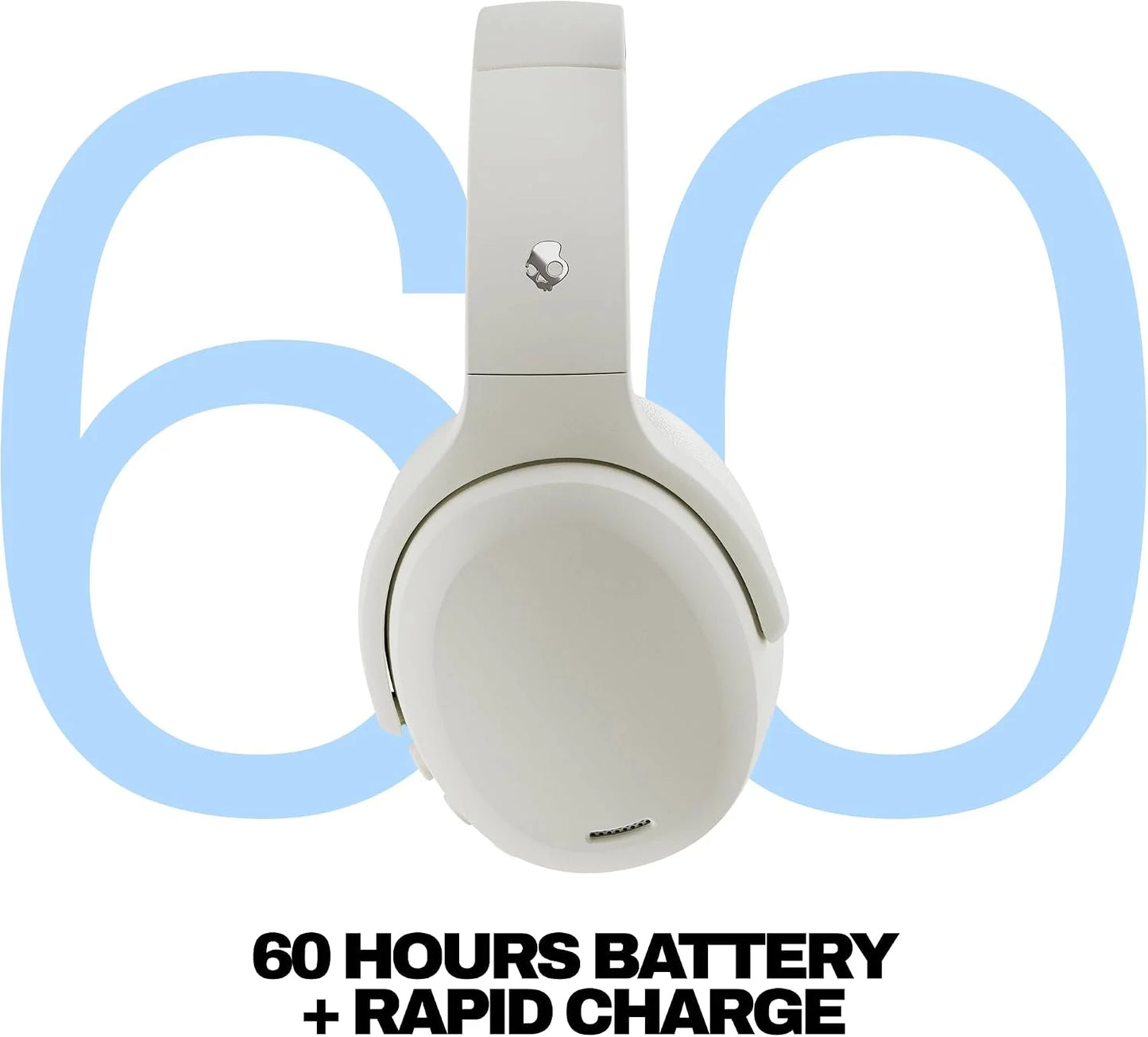 Skullcandy Crusher ANC 2 Noise Cancelling Wireless Headphones - Bone