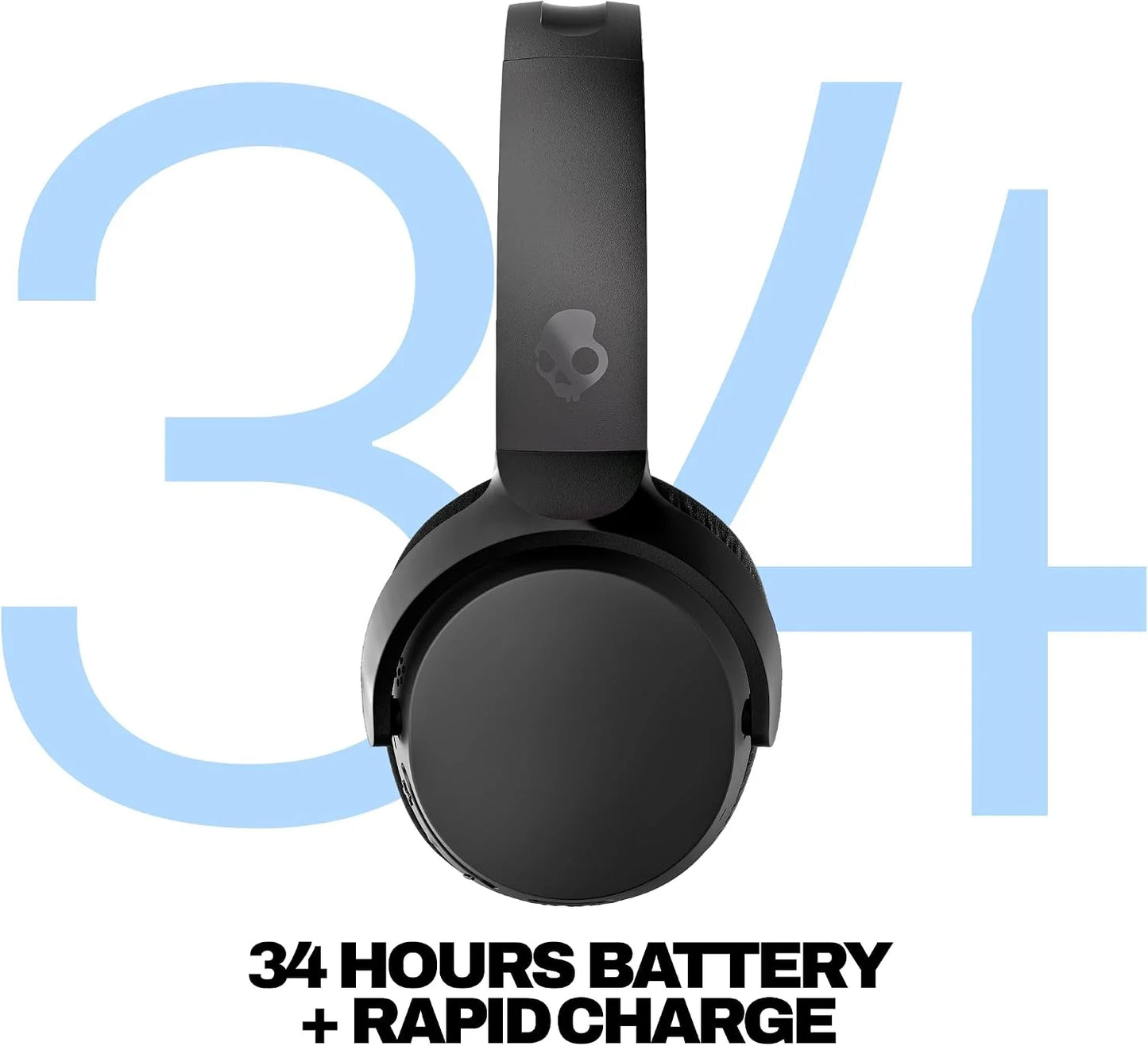 Skullcandy Riff Wireless 2 On-Ear Bluetooth Headphones - True Black