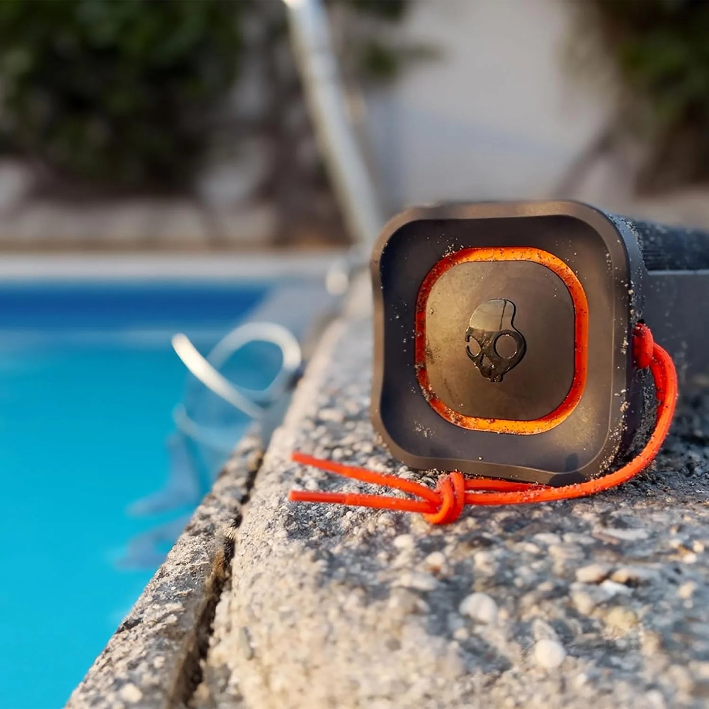 Lifeworks Skullcandy Terrain Wireless Bluetooth Speaker - IPX7 Waterproof Portable Speaker with Dual Custom Passive Radiators, 14 Hour Battery, Nylon Wrist Wrap, & True Wireless Stereo