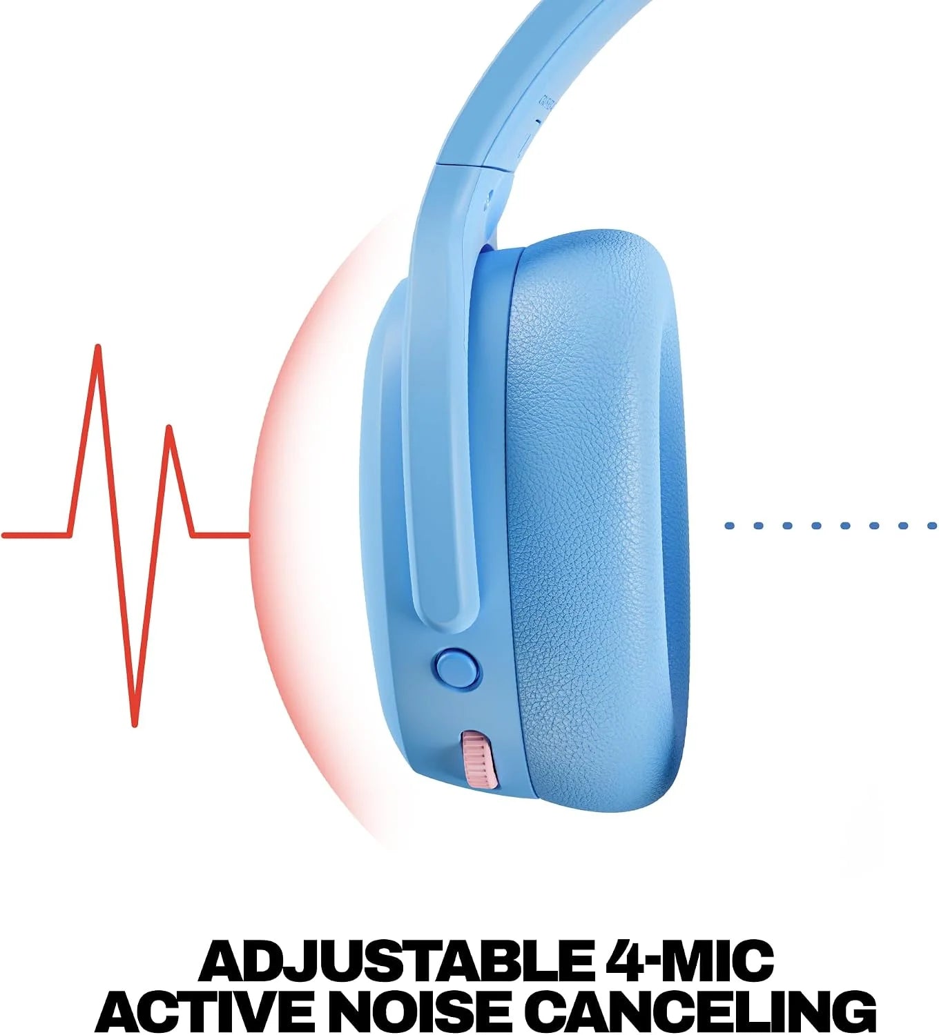 Skullcandy Crusher ANC 2 Noise Cancelling Wireless Headphones - Preppy Blue