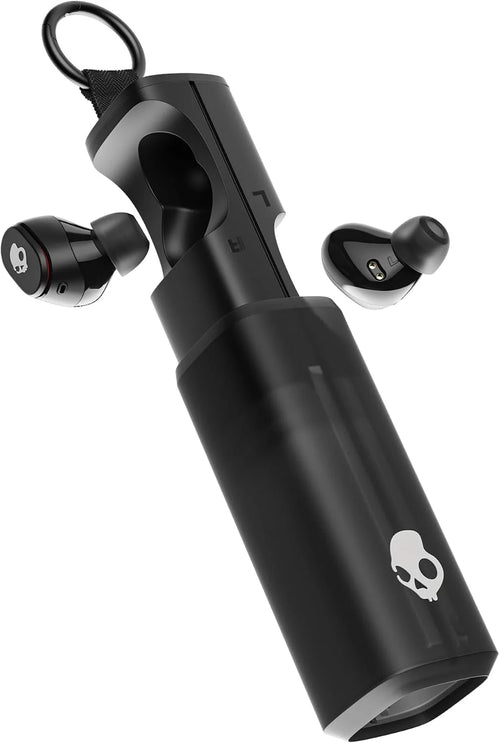 Skullcandy Dime 360 Wireless Earbuds with Clip-Anywhere Case - True Black
