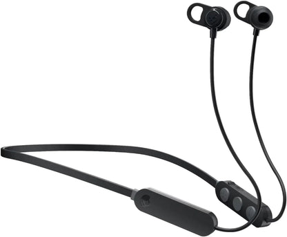 Skullcandy Jib XT Wireless Earbuds, Bluetooth Headphones, Up to 6 Hrs Battery, Noise Isolating Fit, Sweat Resistant, Built-in Microphone, iPhone Android, Ear Gel Sizes Included for Custom Fit - Black