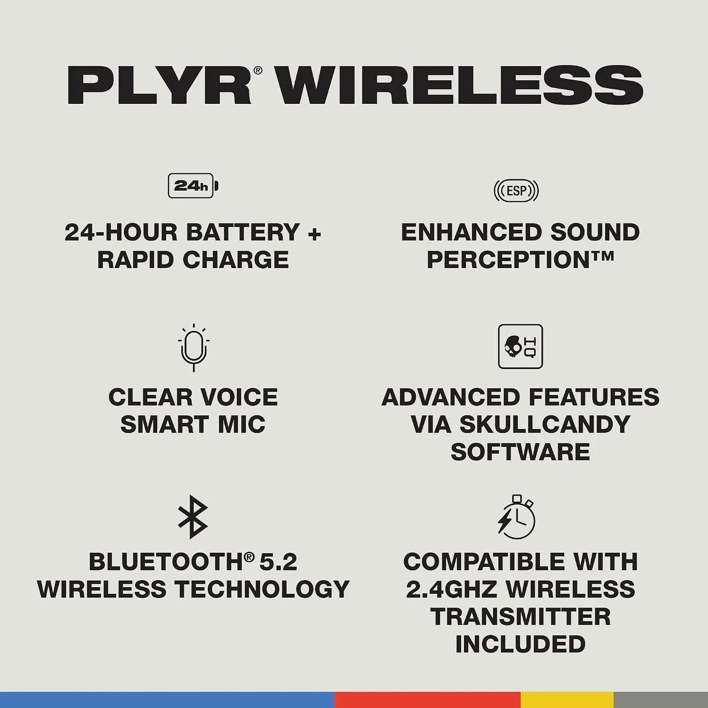 Skullcandy PLYR Multi-Platform Wireless Gaming Headset - Digi-Black