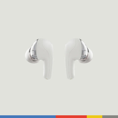 Skullcandy Rail Wireless In-Ear Bluetooth Earbuds - Bone/Orange