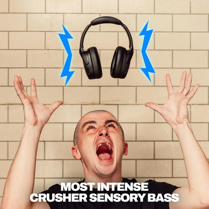 Skullcandy Crusher 720 Wireless Sensory Bass Headphones - True Black