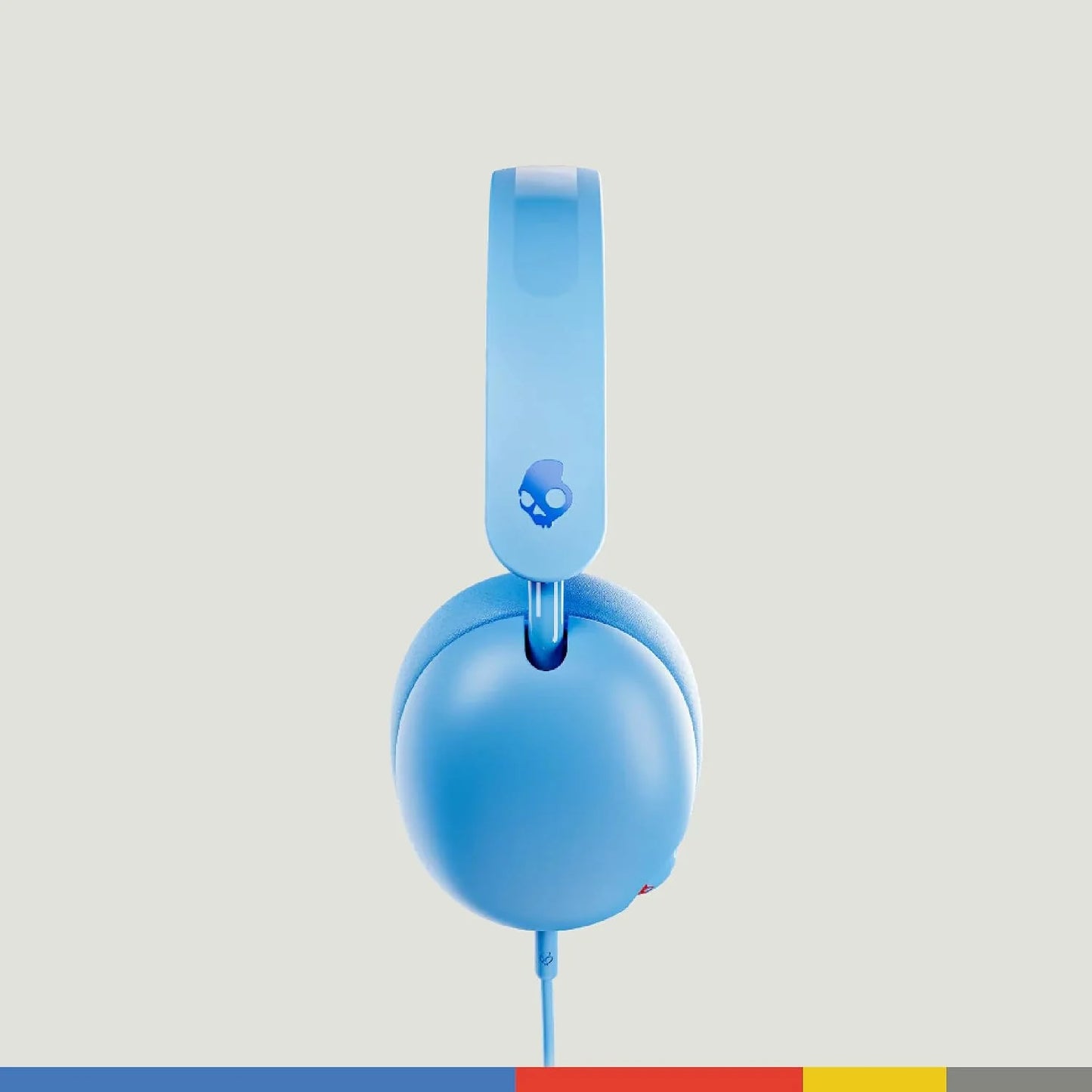 Skullcandy Grom Wired Over-Ear Volume-Limiting Audio Headphones - Surf Blue
