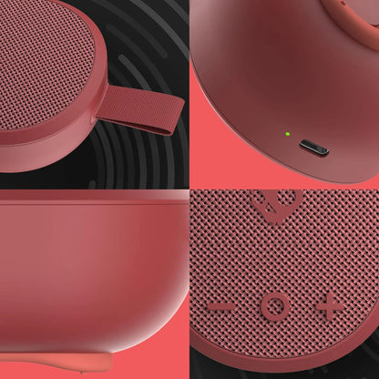 Skullcandy Ounce Wireless Bluetooth Speaker - IPX7 Waterproof Mini Portable Speaker with 16 Hour Battery, Downward Firing Passive Radiator, and Ballistic Nylon Carry Strap
