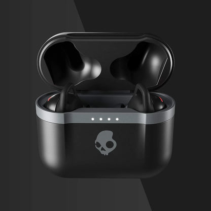 Skullcandy Indy Evo in-Ear Wireless Earbuds, 30 Hr Battery, Microphone, Works with iPhone Android and Bluetooth Devices - Black