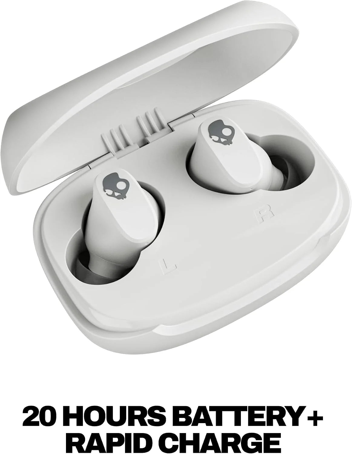 Skullcandy Smokin’ Buds 360 Wireless Noise Isolating Earbuds - Bone