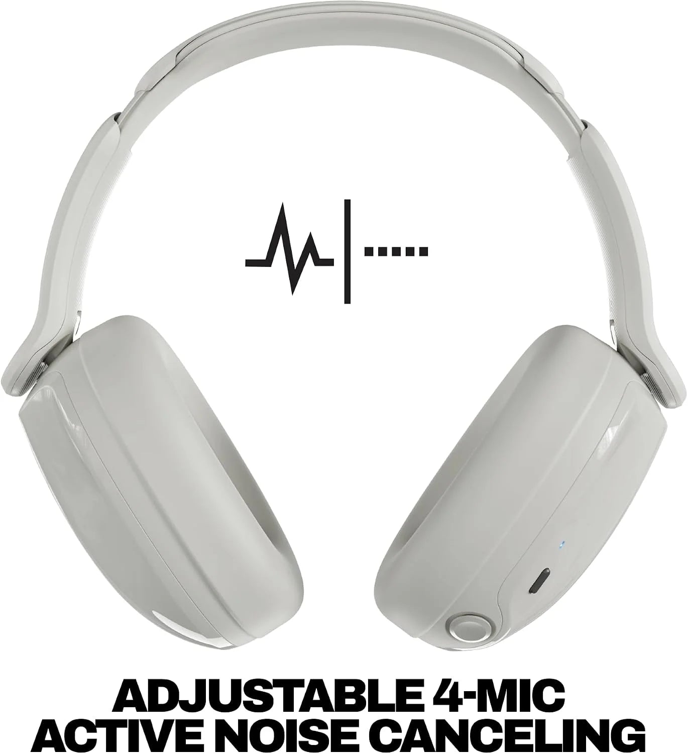 Skullcandy Hesh 540 ANC Noise Cancelling Wireless Headphones - Bone