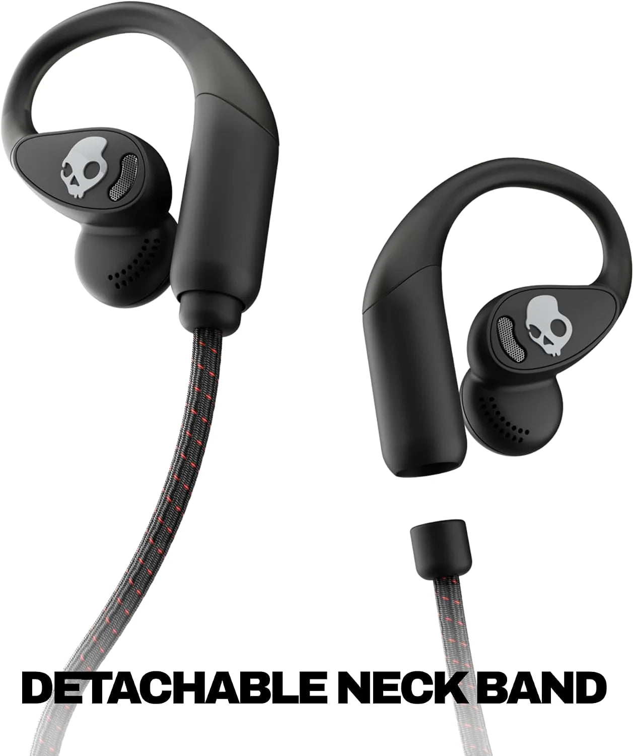 Skullcandy Push 540 Open Wireless Open-Ear Bluetooth Earbuds - True Black