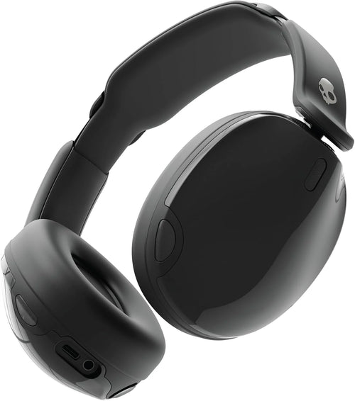 Skullcandy Hesh 540 ANC Wireless Over-Ear Bluetooth Headphones With THX Spatial Audio, Active Noise Cancelling, Personalized Sound, Up To 65 Hours Battery, Microphone For iPhone Android - True Black