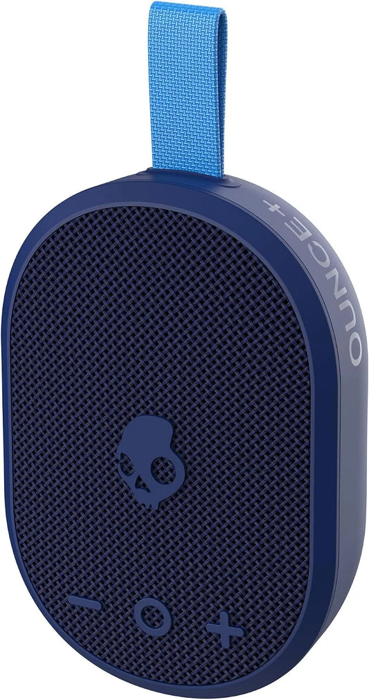 Skullcandy Ounce+ Wireless Bluetooth Speaker - IPX7 Waterproof Mini Portable Speaker with 16 Hour Battery, True Wireless Stereo, and Ballistic Nylon Carry Strap (Navy)