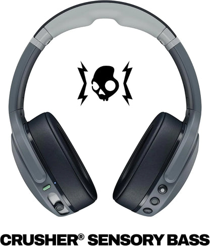 Skullcandy Crusher Evo Wireless Multi-Sensory Bass Headphones - Chill Grey
