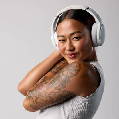 Skullcandy Crusher Evo Wireless Multi-Sensory Bass Headphones - Bone
