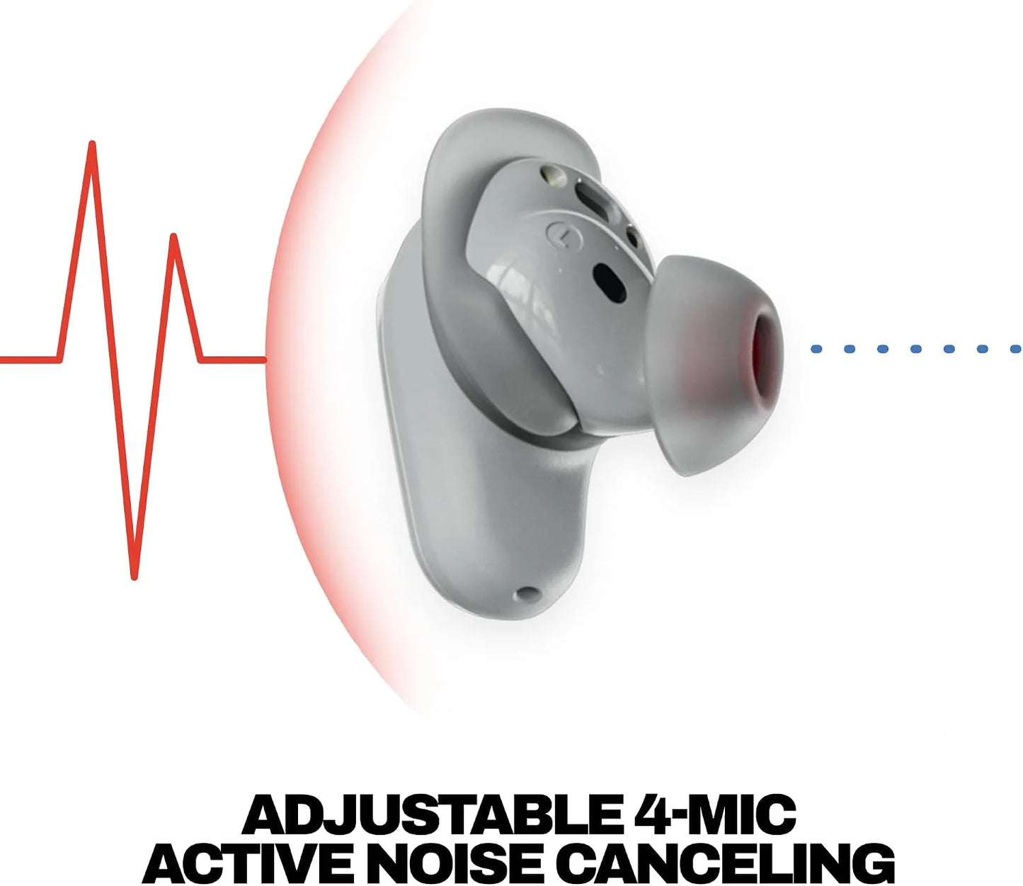Skullcandy Method 360 ANC Wireless Earbuds with Sound by Bose - Cement